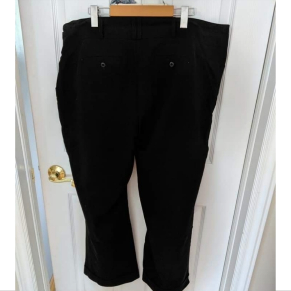 2 pair Reitman's Black dress pants size 18